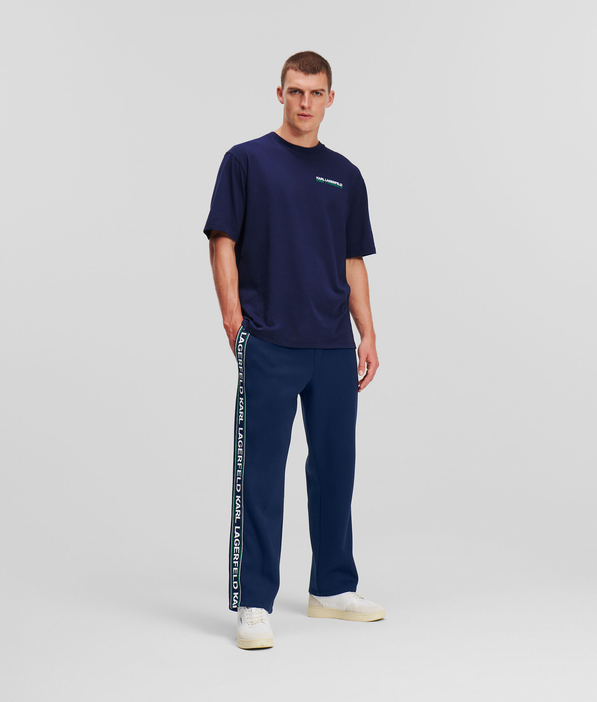 (image for) User-Friendly KARL LOGO TAPE SWEATPANTS